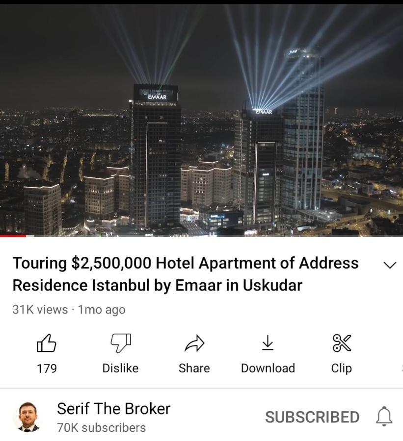 Serviced Luxurious 3+1 In Address Emaar Square Istambul Extérieur photo
